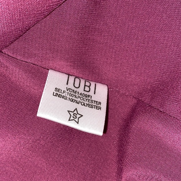 Tobi purple embroidered maxi dress size small new with tags - Picture 8 of 8